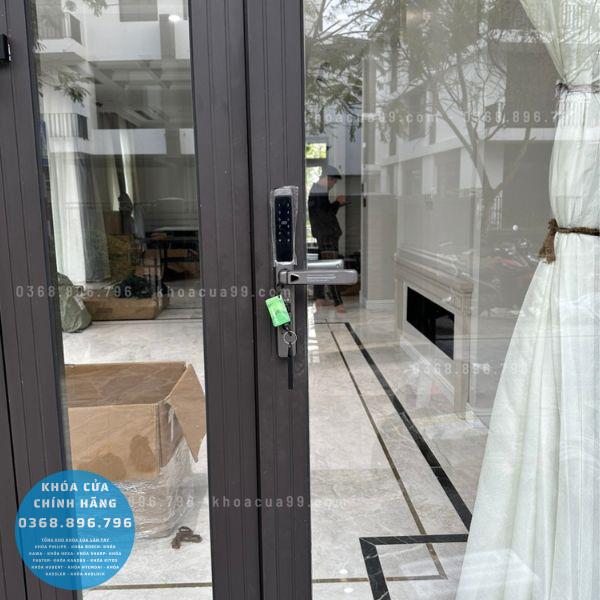 Khóa cửa nhôm vân tay Kassler KL599 Slide - chi tiết