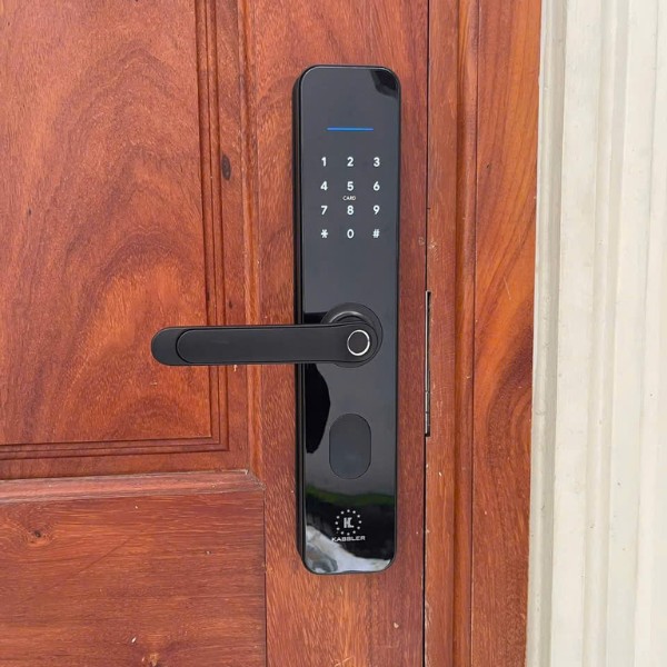 Khóa cửa vân tay Kassler KL696 Black chính hãng