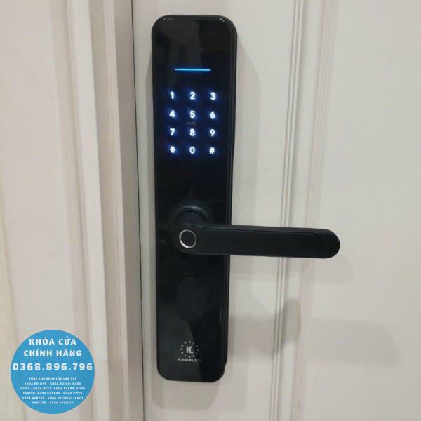 Khóa cửa vân tay Kassler KL696 Black - thông số kỹ thuật