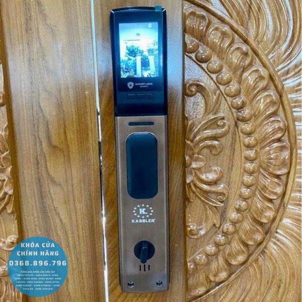Khóa cửa vân tay Kassler KL828F Face 3D - chi tiết