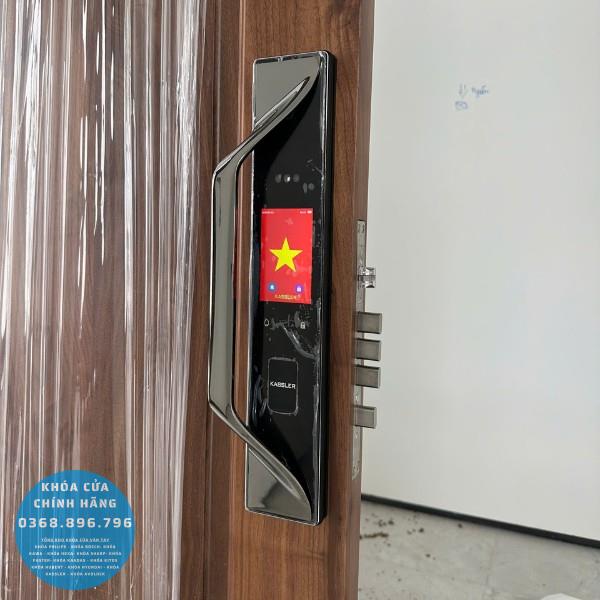 Khóa cửa Kassler KL-82T Face Id, lòng bàn tay - chi tiết