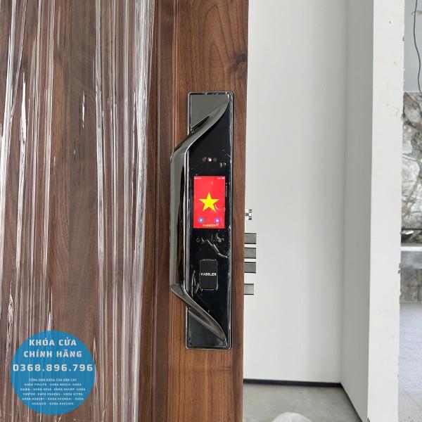Khóa cửa Kassler KL-82T Face Id, lòng bàn tay - phụ kiện