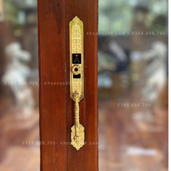 Khóa cửa vân tay tân cổ điển Kassler KL-939F face 3d chính hãng tại HCM