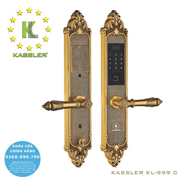 Khóa cửa vân tay tân cổ điển Kassler KL 959C - thông số kỹ thuật