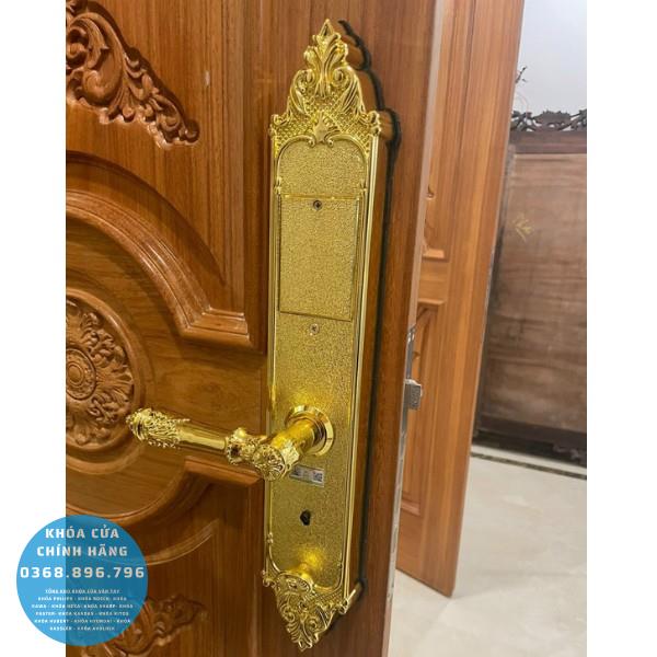 Khóa cửa vân tay tân cổ điển Kassler KL 959G - chi tiết