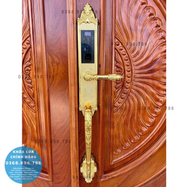 Khóa cửa vân tay tân cổ điển Kassler KL 969G - phụ kiện