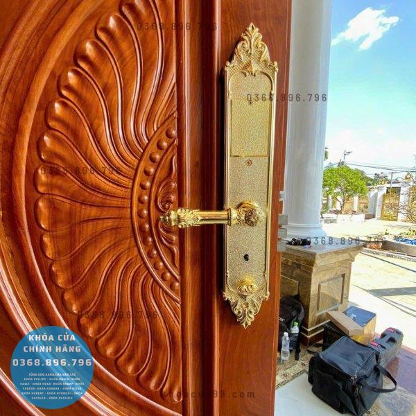 Khóa cửa vân tay tân cổ điển Kassler KL 969G - thông số kỹ thuật