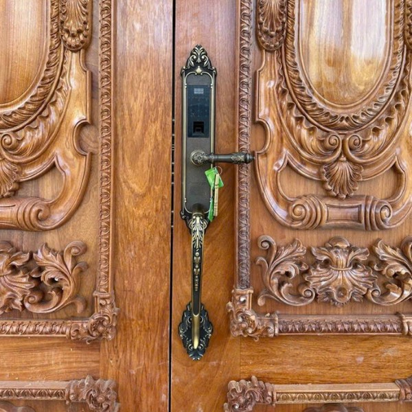 Khóa cửa vân tay tân cổ điển Kassler KL 969GR chính hãng