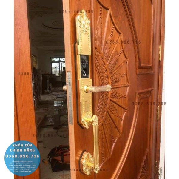 Khóa cửa vân tay tân cổ điển Kassler KL 979G - thông số kỹ thuật