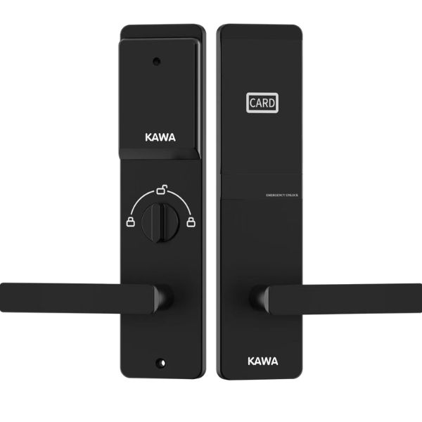 Khóa cửa khách sạn KS669 chính hãng - lắp đặt thực tế
