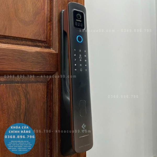 Khóa cửa Kitos 3D Face X - mặt sau