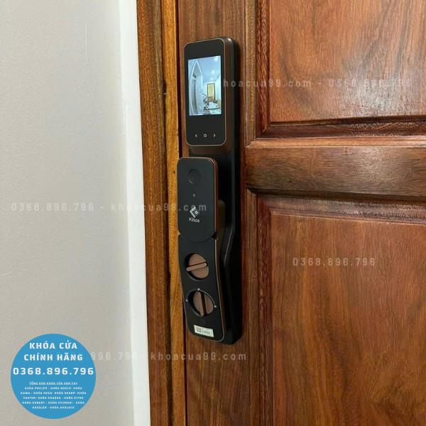 Khóa cửa Kitos 3D Face X - chi tiết