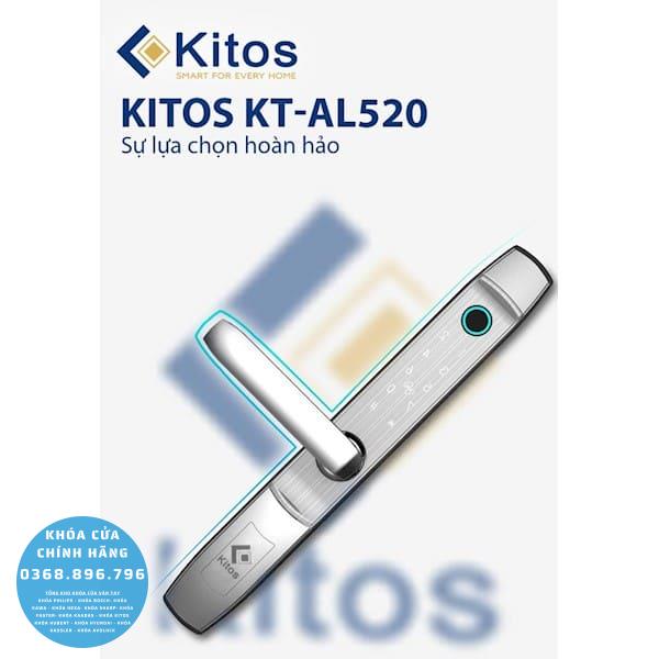 Khóa cửa nhôm vân tay Kitos KT AL520 II - thông số kỹ thuật