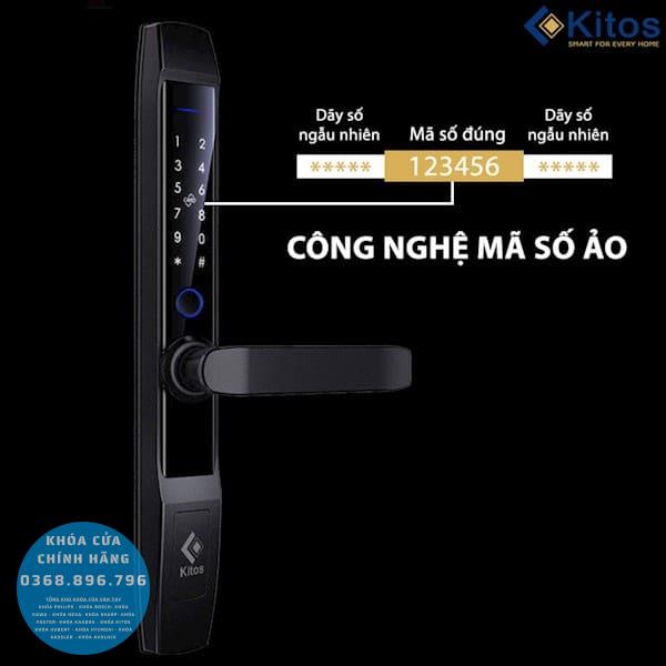 Khóa cửa nhôm vân tay Kitos KT AL520 II Plus - phụ kiện