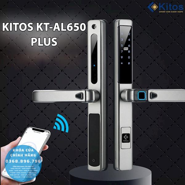 Khóa cửa nhôm vân tay Kitos KT AL650 Plus - mặt sau