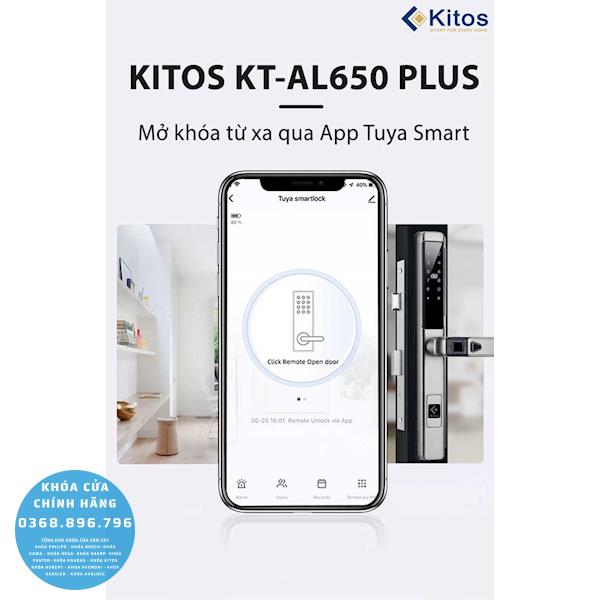 Khóa cửa nhôm vân tay Kitos KT AL650 Plus - chi tiết