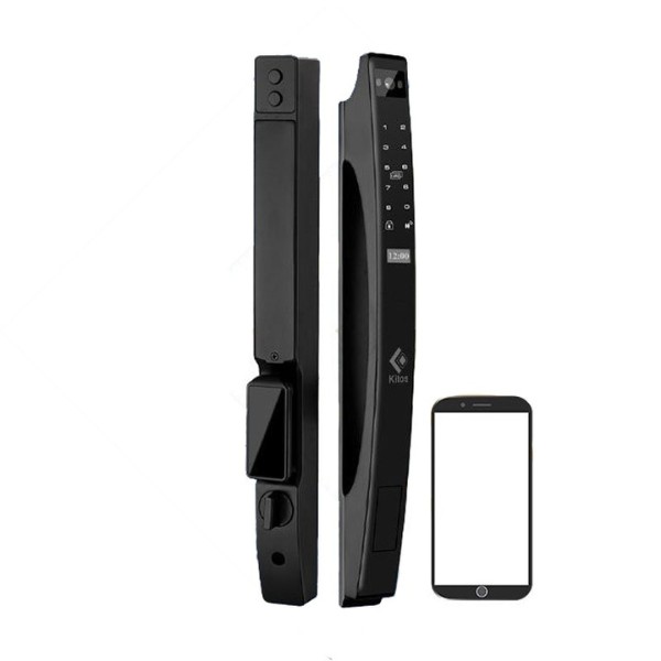 Khóa cửa nhôm Kitos KT-ALS3-PLUS face ID, app wifi chính hãng