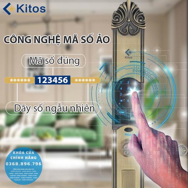 Khóa cửa vân tay tân cổ điển Kitos KT C200 - chi tiết