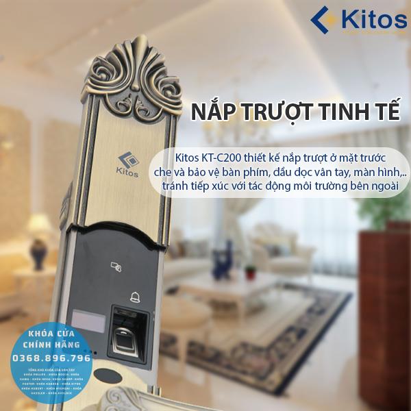 Khóa cửa vân tay tân cổ điển Kitos KT C200 - thông số kỹ thuật