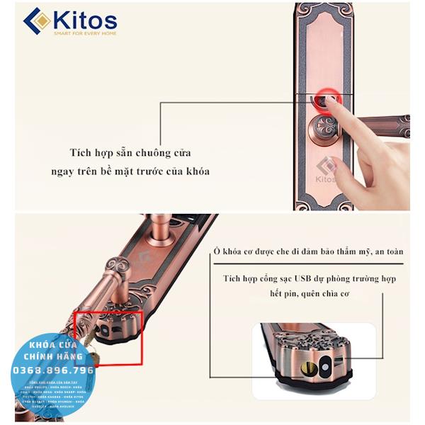 Khóa cửa vân tay Kitos KT C500 - chi tiết