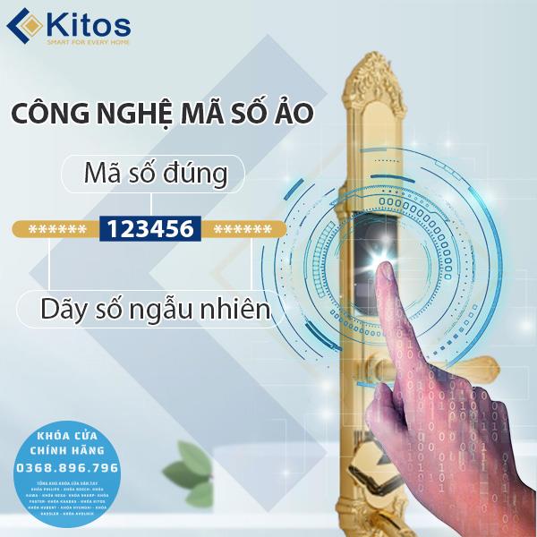 Khóa cửa vân tay tân cổ điển Kitos KT C800 - phụ kiện