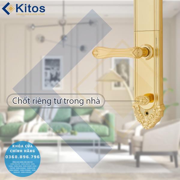 Khóa cửa vân tay tân cổ điển Kitos KT C810 - phụ kiện
