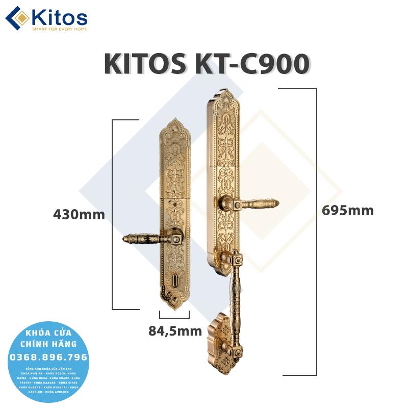 Khóa cửa vân tay tân cổ điển Kitos KT C900 - phụ kiện