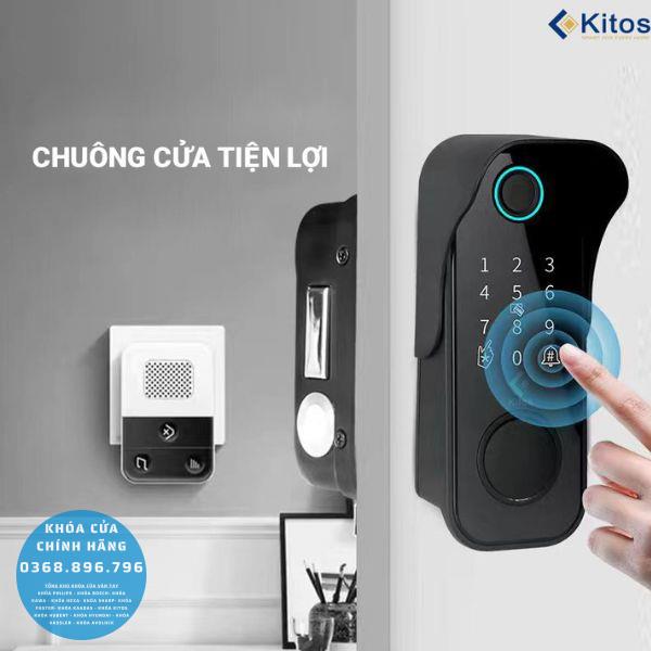 Khóa cửa cổng vân tay Kitos KT-DL04 Plus - phụ kiện