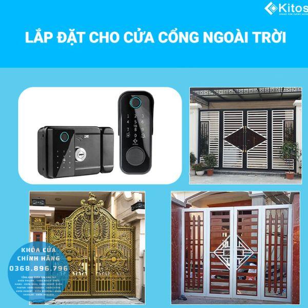 Khóa cửa cổng vân tay Kitos KT-DL04 Plus - thông số kỹ thuật