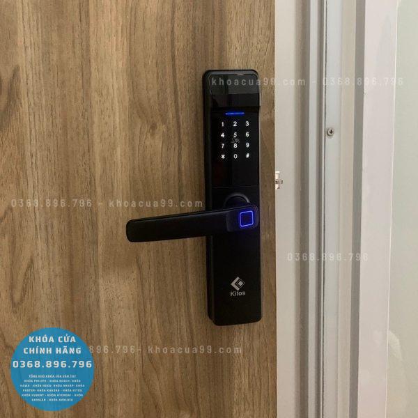 Khóa cửa vân tay Kitos KT G300 - mặt sau