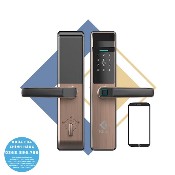 Khóa cửa vân tay Kitos KT G300 Plus - mặt sau