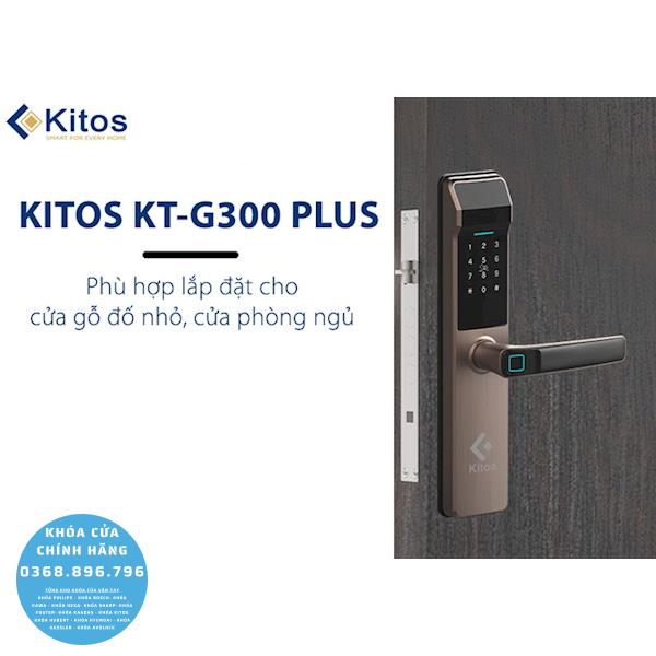 Khóa cửa vân tay Kitos KT G300 Plus - lắp đặt thực tế