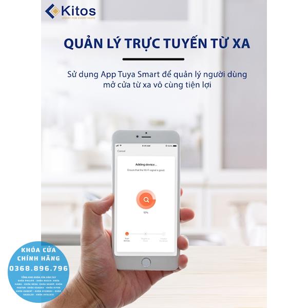 Khóa cửa vân tay Kitos KT G300 Plus - phụ kiện