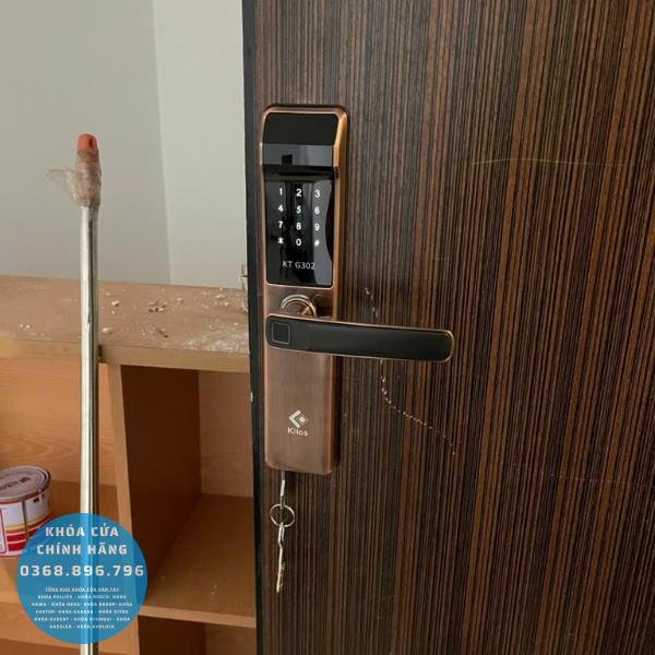 Khóa cửa vân tay Kitos KT G302 Pro - chi tiết