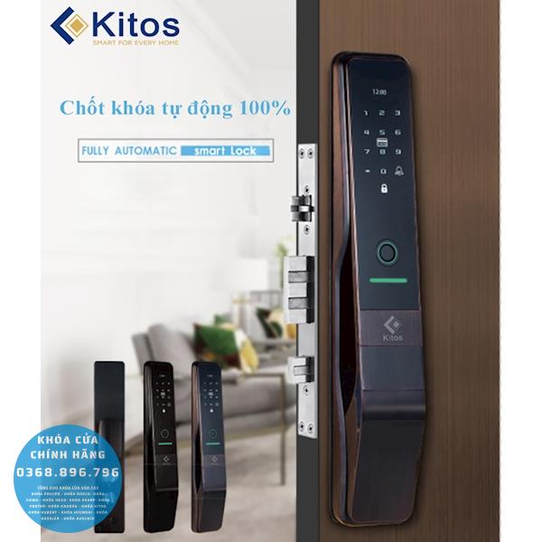 Khóa cửa vân tay Kitos KT P830 - mặt sau