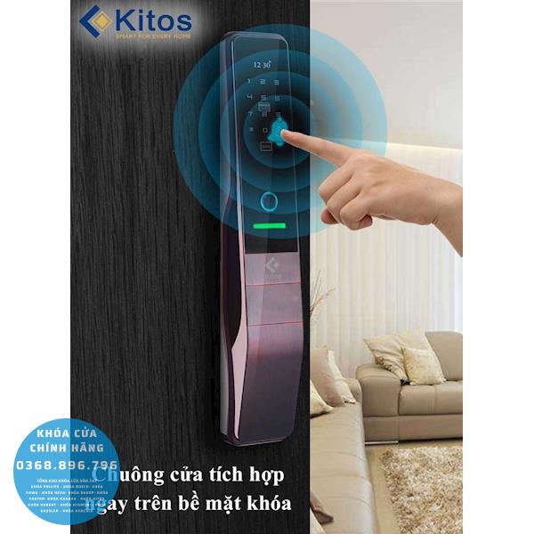 Khóa cửa vân tay Kitos KT P830 - chi tiết