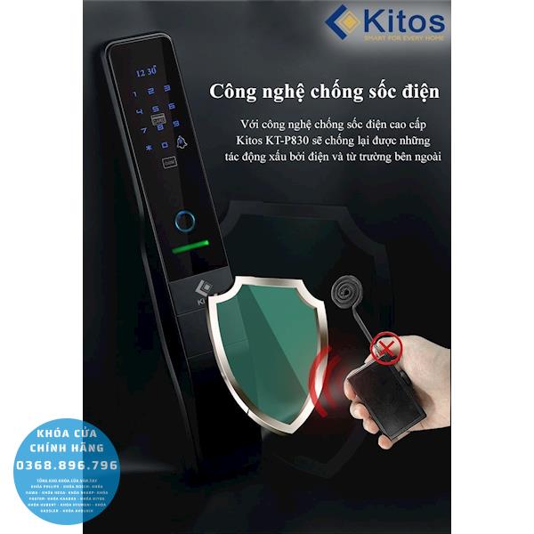 Khóa cửa vân tay Kitos KT P830 - phụ kiện