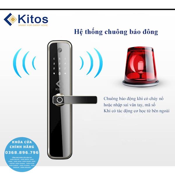 Khóa cửa vân tay Kitos KT X3, Camera trên khóa - chi tiết