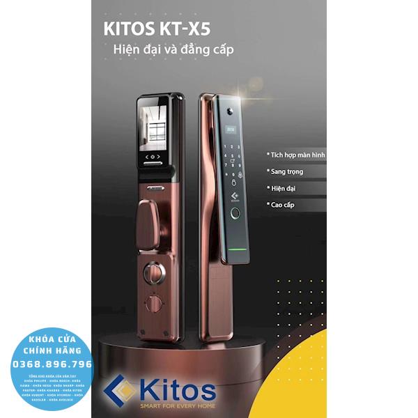 Khóa cửa vân tay Kitos KT X5 - mặt sau