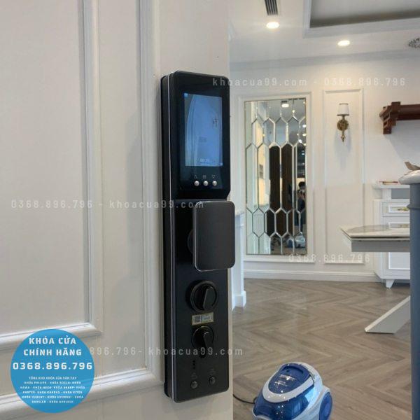 Khóa cửa vân tay Kitos KT X6 - mặt sau