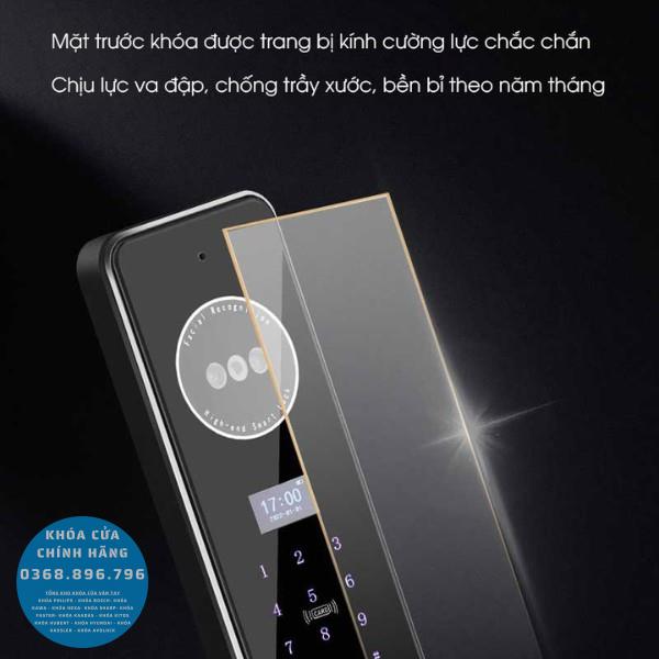 Khóa cửa vân tay Kitos KT X8 - lắp đặt thực tế
