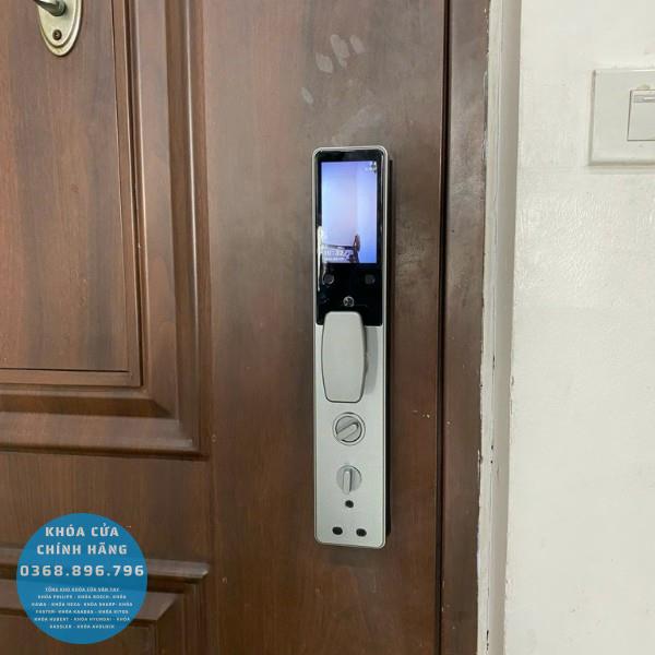 Khóa cửa vân tay Kawa KT99C camera full HD - chi tiết