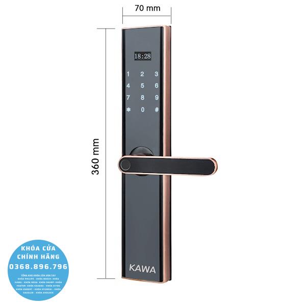 Khóa cửa vân tay Kawa K202 - chi tiết