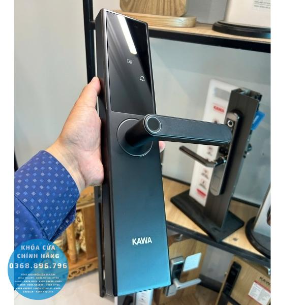 Khóa cửa vân tay Kawa K309 - mặt sau