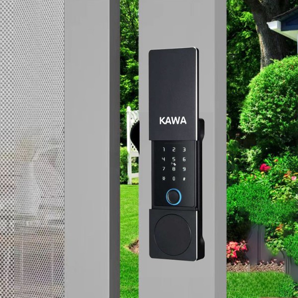 Khóa cửa cổng vân tay Kawa KC02 mở 2 chiều - phụ kiện