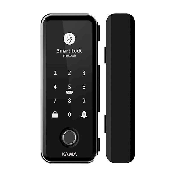 Khóa cửa kính cường lực vân tay Kawa KG01