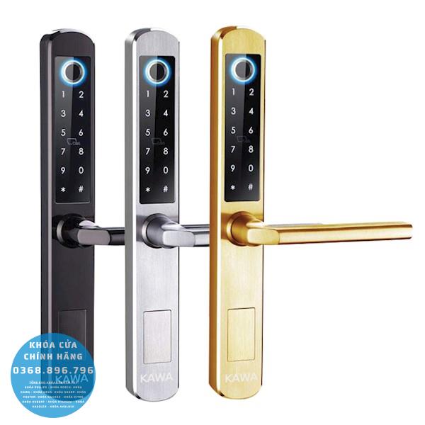 Khóa cửa nhôm kính vân tay Kawa KN103 - thông số kỹ thuật
