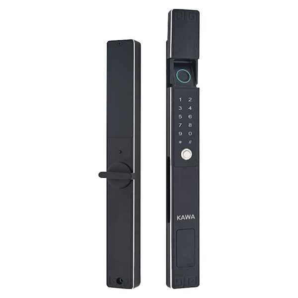 Khóa cửa nhôm kính vân tay Kawa KN302 chống nước Ip67 chính hãng