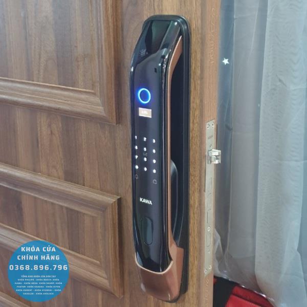 Khóa cửa vân tay Kawa KT305 - mặt sau