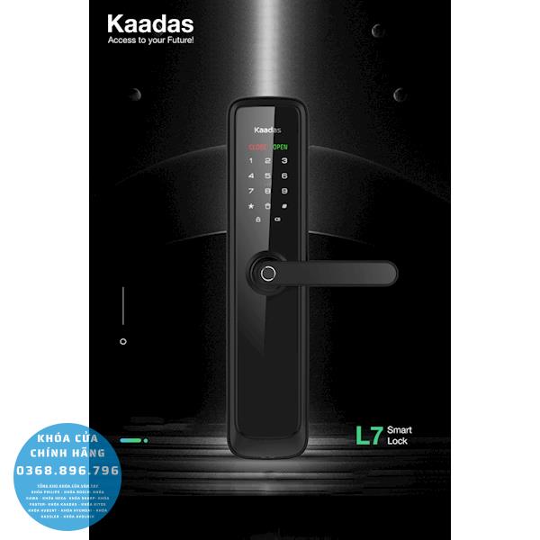 Khóa cửa vân tay Kaadas L7 5 - mặt sau